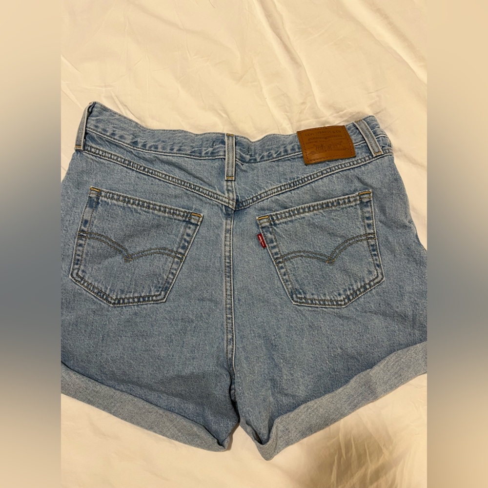 80s Mom Levi Shorts Rolled